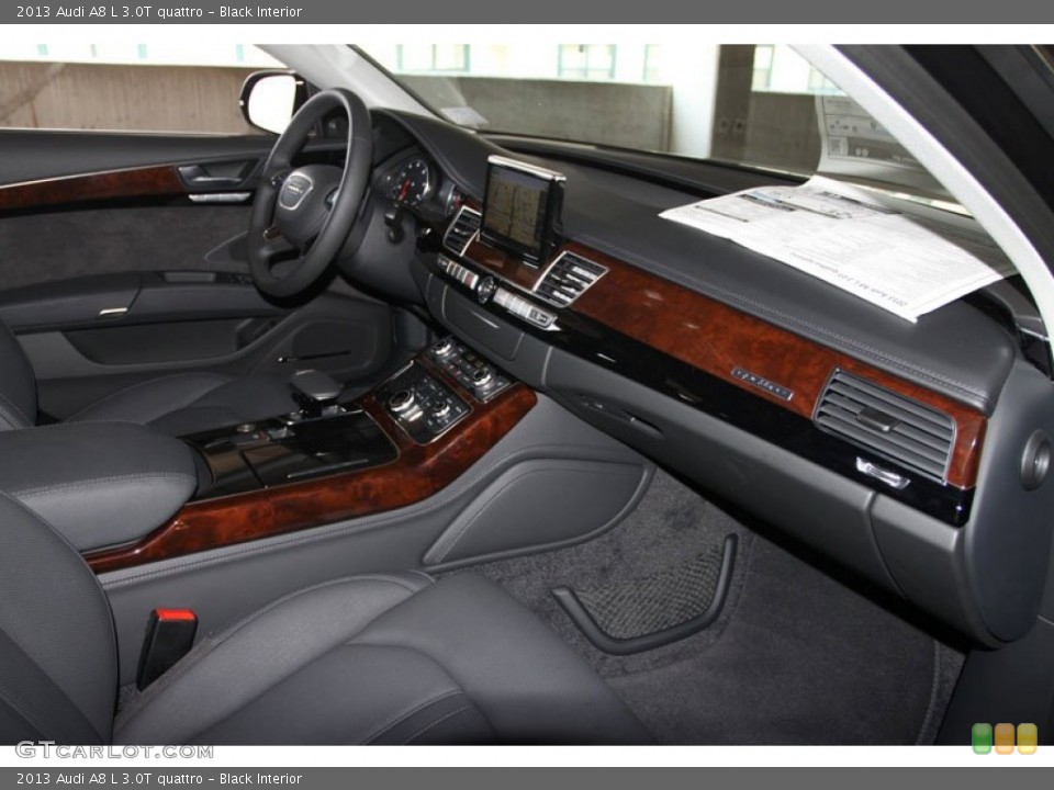 Black Interior Dashboard for the 2013 Audi A8 L 3.0T quattro #67662709