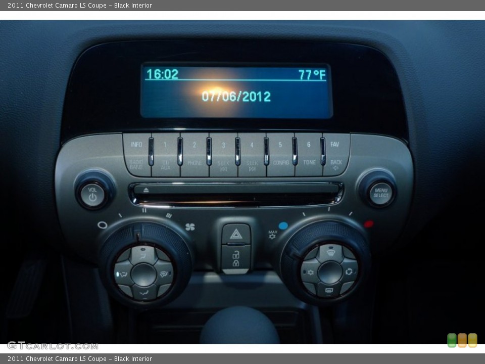 Black Interior Audio System for the 2011 Chevrolet Camaro LS Coupe #67663198