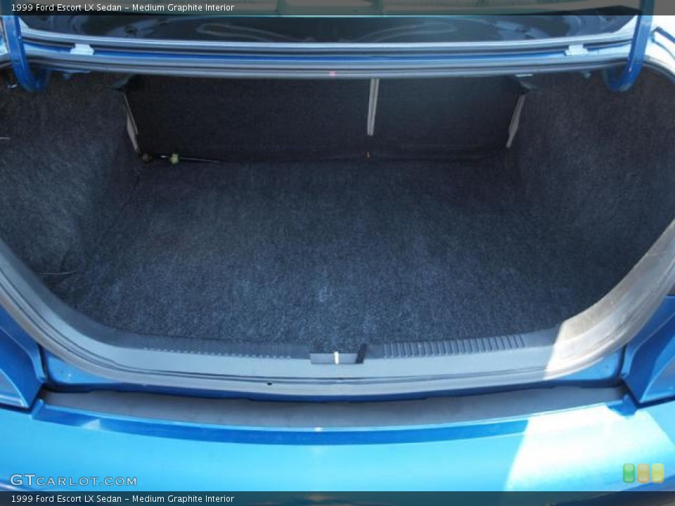 Medium Graphite Interior Trunk for the 1999 Ford Escort LX Sedan #67664881