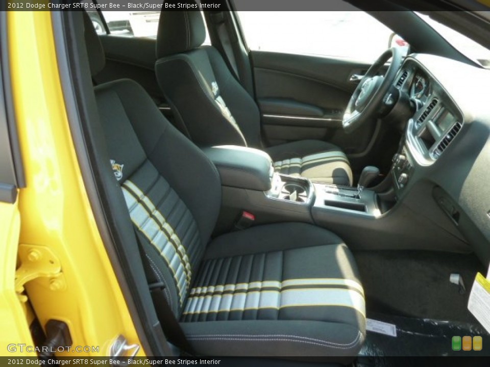 Black/Super Bee Stripes Interior Photo for the 2012 Dodge Charger SRT8 Super Bee #67665247