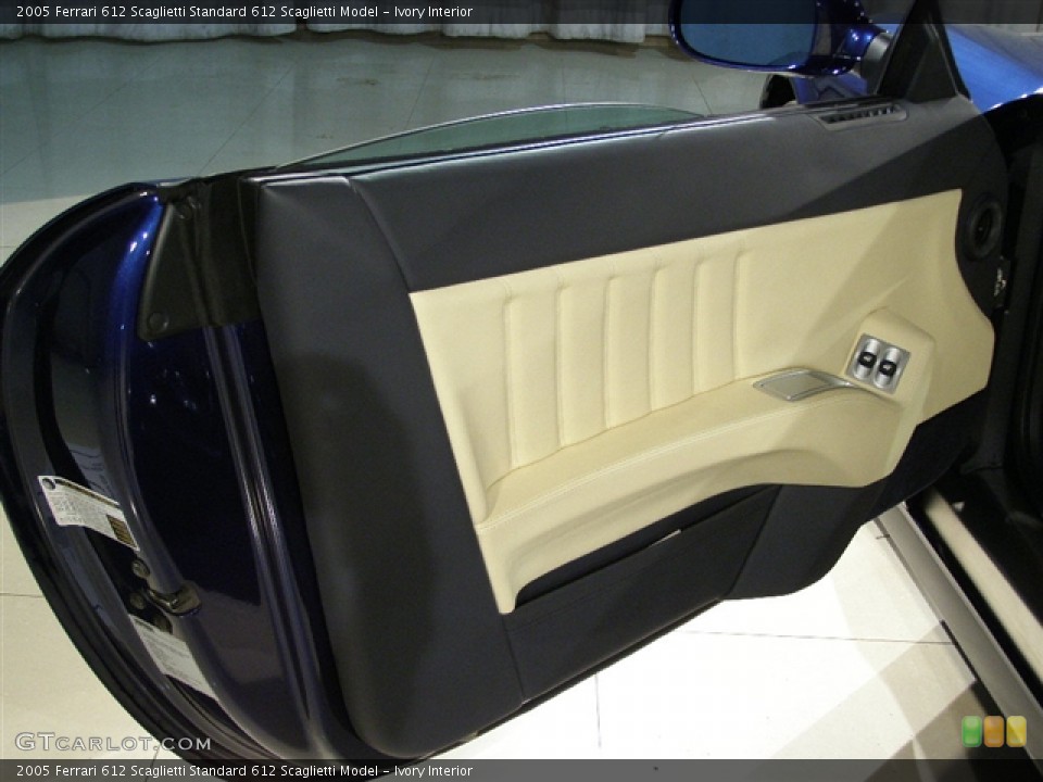 Ivory Interior Door Panel for the 2005 Ferrari 612 Scaglietti  #67668