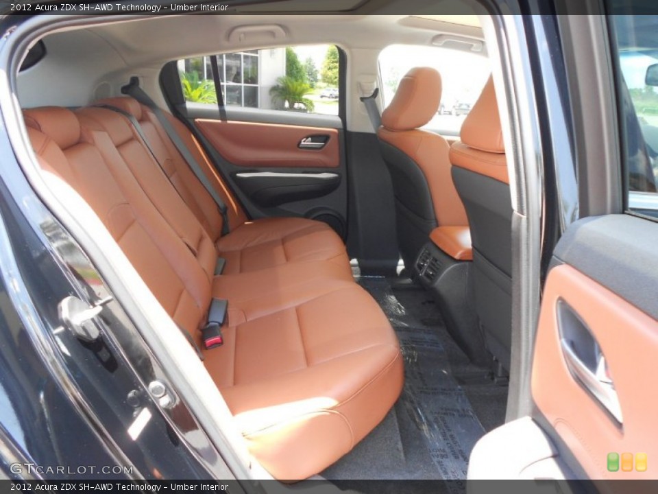 Umber 2012 Acura ZDX Interiors