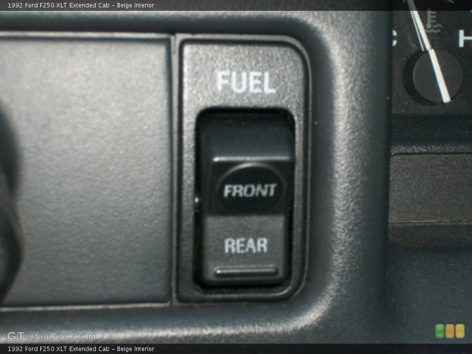 Beige Interior Controls for the 1992 Ford F250 XLT Extended Cab #67673845