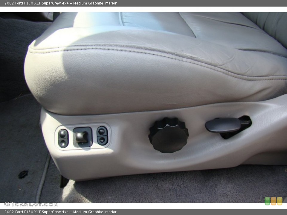 Medium Graphite Interior Front Seat for the 2002 Ford F150 XLT SuperCrew 4x4 #67674694