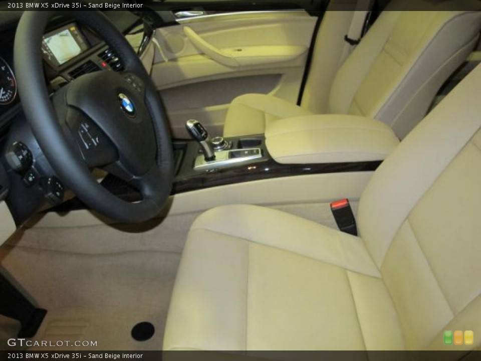 Sand Beige Interior Front Seat for the 2013 BMW X5 xDrive 35i #67678393