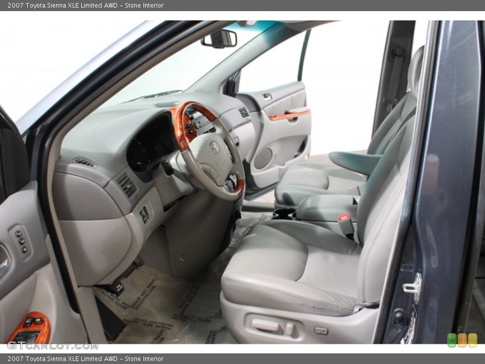 Stone Interior Prime Interior for the 2007 Toyota Sienna XLE Limited AWD #67678886