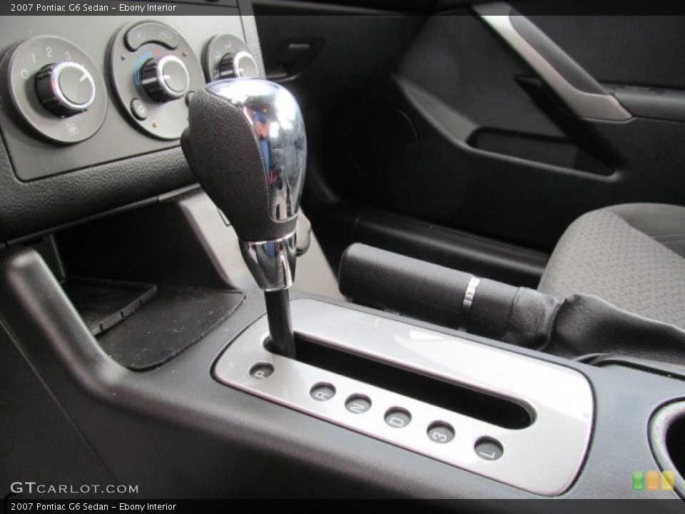 Ebony Interior Transmission for the 2007 Pontiac G6 Sedan #67679290