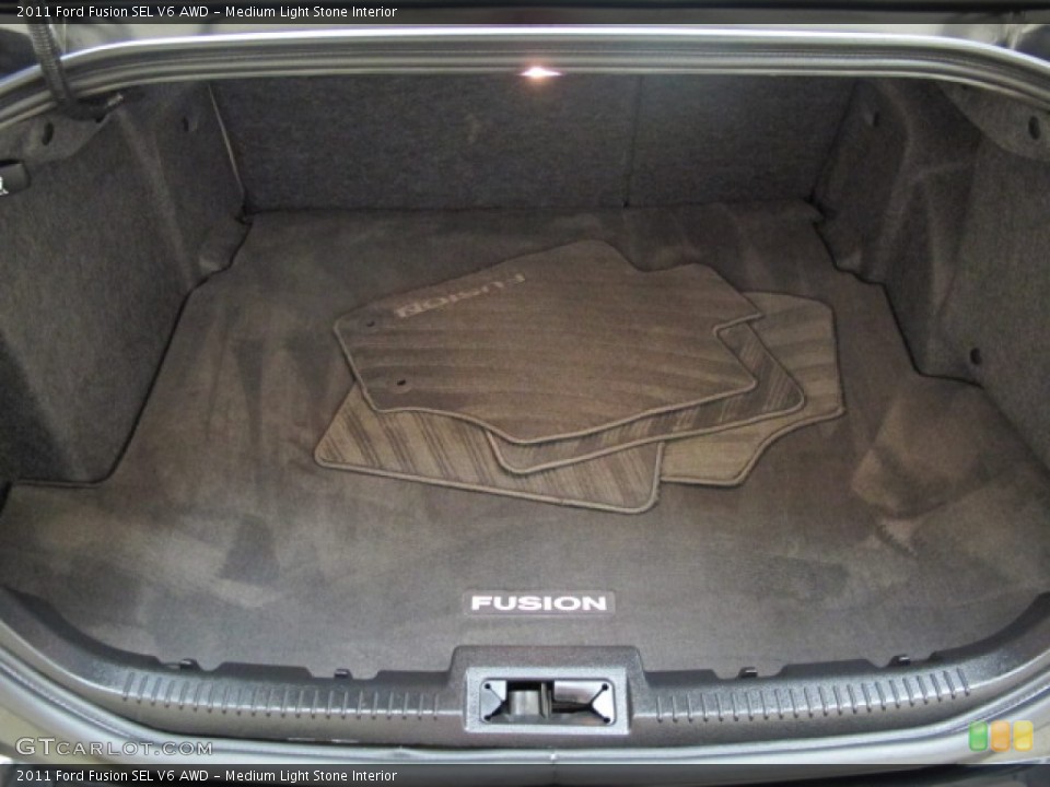 Medium Light Stone Interior Trunk for the 2011 Ford Fusion SEL V6 AWD #67680967