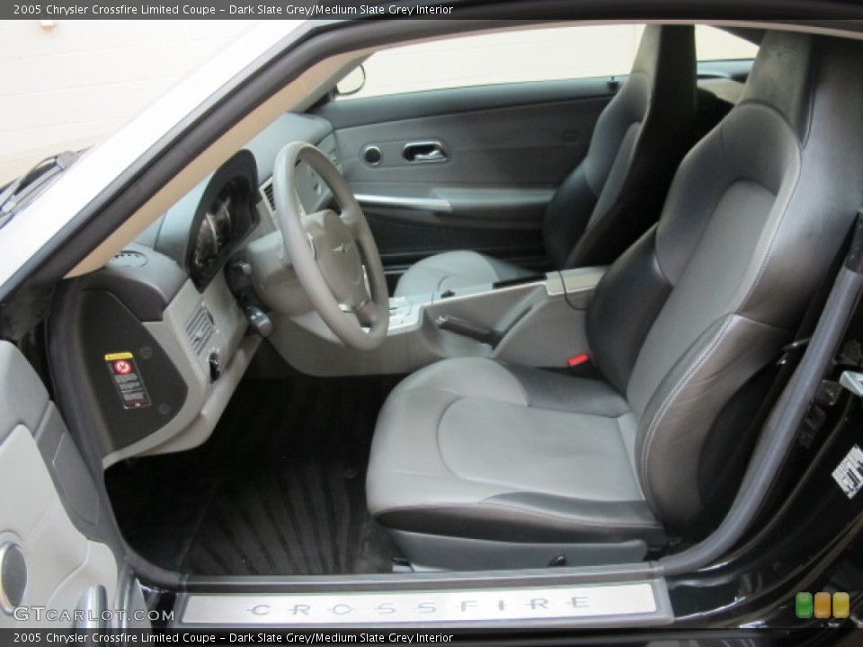 Dark Slate Grey/Medium Slate Grey Interior Front Seat for the 2005 Chrysler Crossfire Limited Coupe #67682527