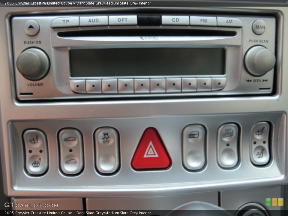 Dark Slate Grey/Medium Slate Grey Interior Audio System for the 2005 Chrysler Crossfire Limited Coupe #67682578