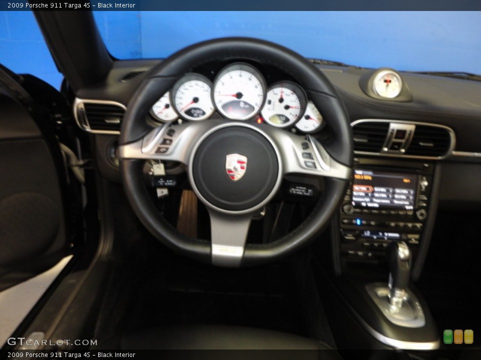Black Interior Steering Wheel for the 2009 Porsche 911 Targa 4S #67682782
