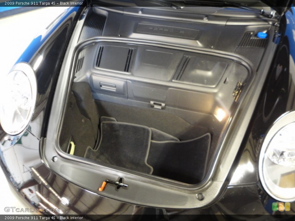 Black Interior Trunk for the 2009 Porsche 911 Targa 4S #67682893