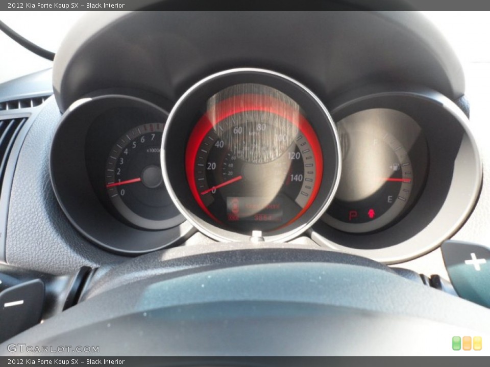 Black Interior Gauges for the 2012 Kia Forte Koup SX #67685362