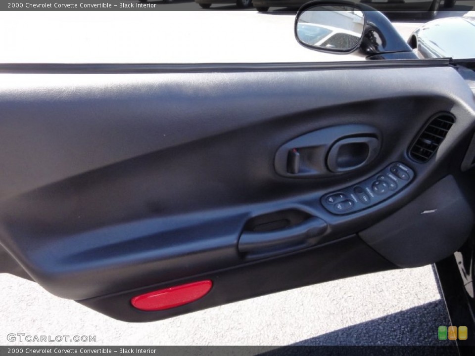 Black Interior Door Panel for the 2000 Chevrolet Corvette Convertible #67686346