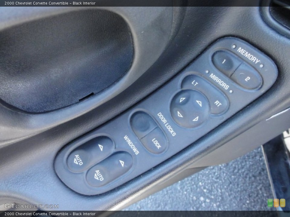 Black Interior Controls for the 2000 Chevrolet Corvette Convertible #67686352