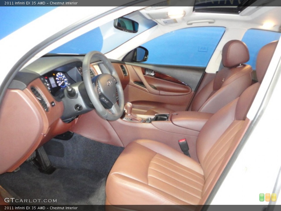 Chestnut Interior Photo for the 2011 Infiniti EX 35 AWD #67689484