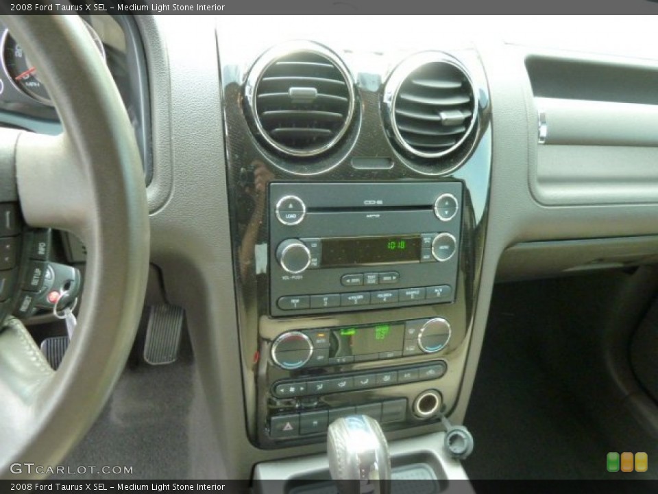 Medium Light Stone Interior Controls for the 2008 Ford Taurus X SEL #67690006