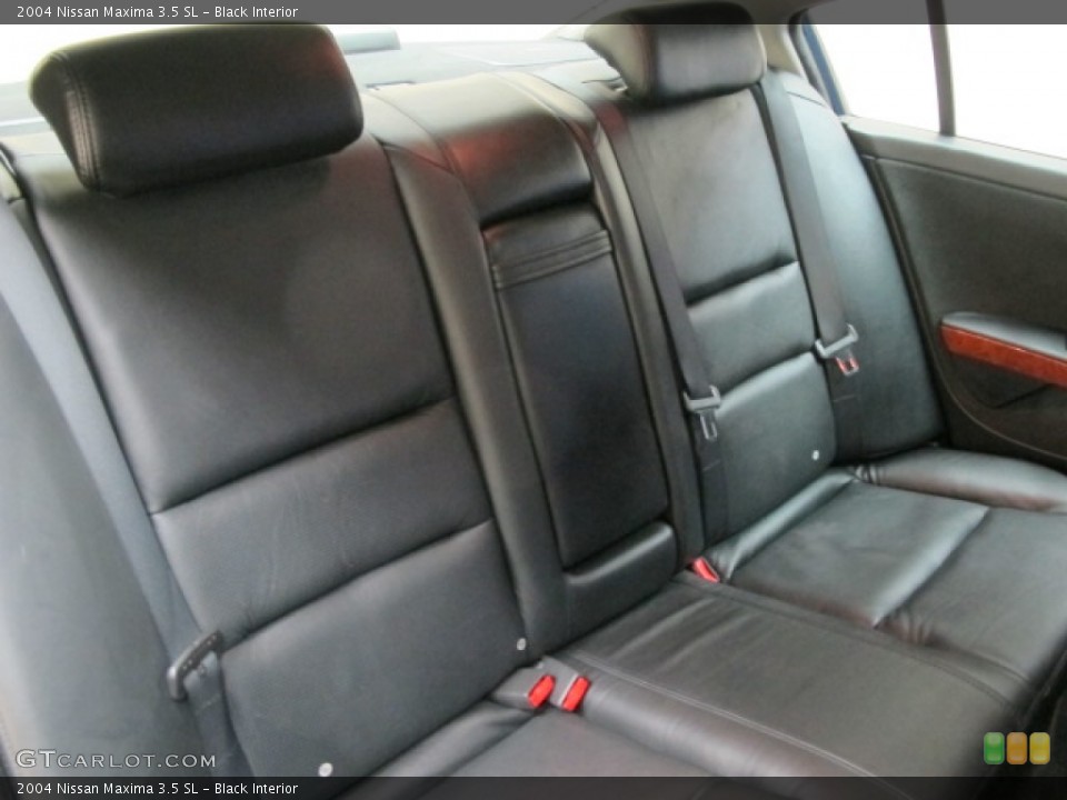 Black Interior Rear Seat for the 2004 Nissan Maxima 3.5 SL #67690525