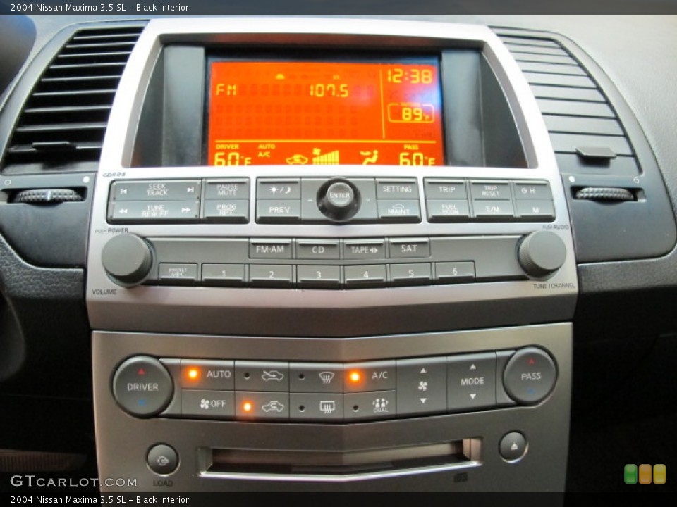 Black Interior Controls for the 2004 Nissan Maxima 3.5 SL #67690636