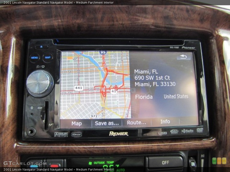 Medium Parchment Interior Navigation for the 2001 Lincoln Navigator  #67695260