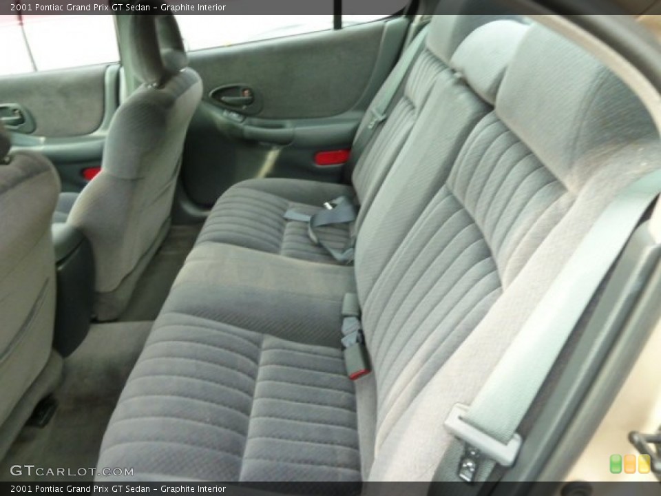 Graphite Interior Rear Seat for the 2001 Pontiac Grand Prix GT Sedan #67695322