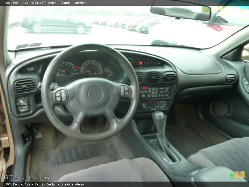 Graphite Interior Dashboard for the 2001 Pontiac Grand Prix GT Sedan #67695331