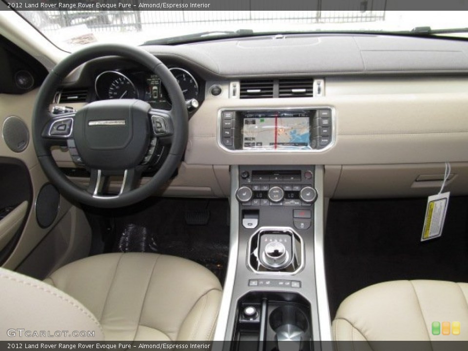 Almond/Espresso Interior Dashboard for the 2012 Land Rover Range Rover Evoque Pure #67696159