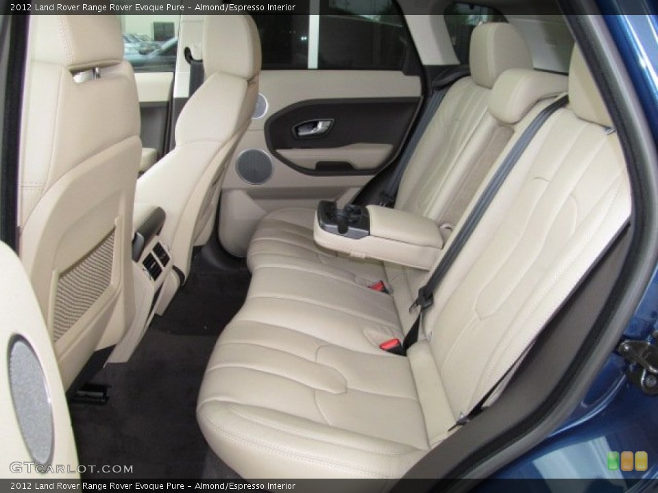 Almond/Espresso Interior Rear Seat for the 2012 Land Rover Range Rover Evoque Pure #67696168