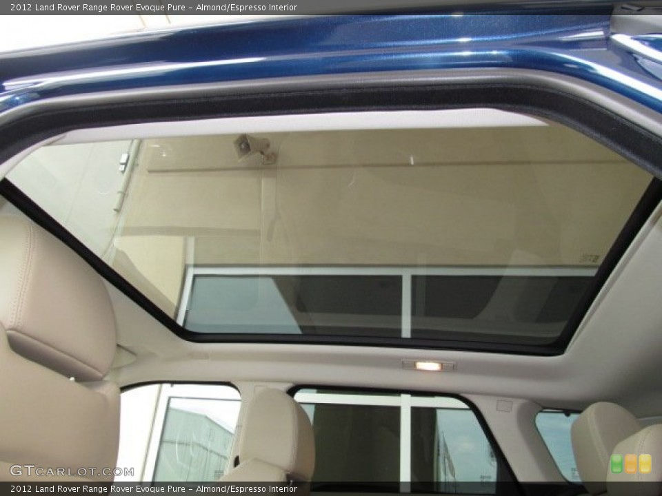 Almond/Espresso Interior Sunroof for the 2012 Land Rover Range Rover Evoque Pure #67696246
