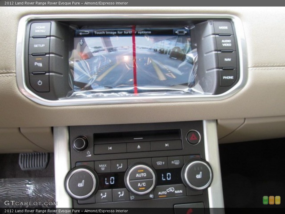 Almond/Espresso Interior Controls for the 2012 Land Rover Range Rover Evoque Pure #67696273