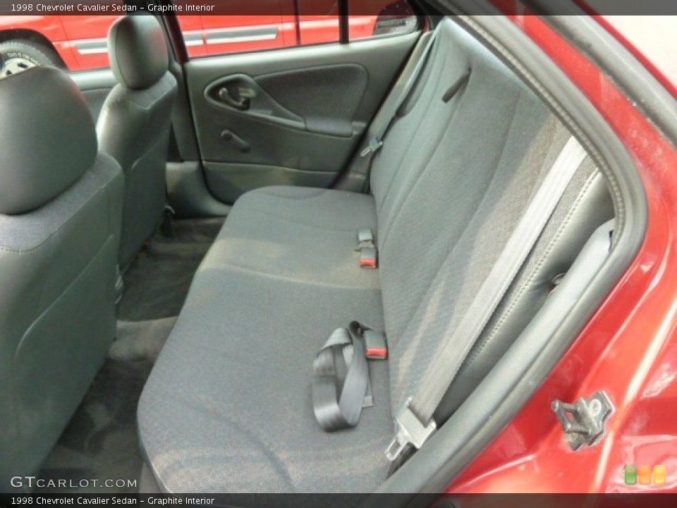 Graphite Interior Rear Seat for the 1998 Chevrolet Cavalier Sedan #67697119