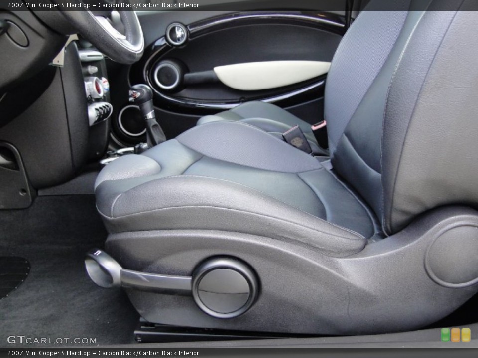 Carbon Black/Carbon Black Interior Front Seat for the 2007 Mini Cooper S Hardtop #67698156