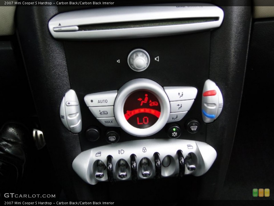 Carbon Black/Carbon Black Interior Controls for the 2007 Mini Cooper S Hardtop #67698211