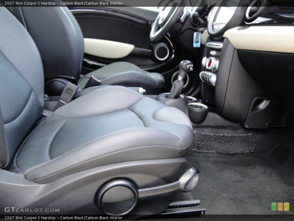Carbon Black/Carbon Black Interior Front Seat for the 2007 Mini Cooper S Hardtop #67698256