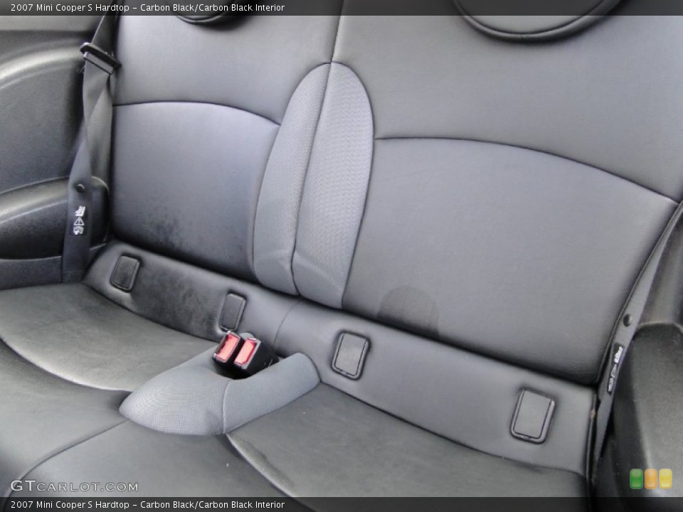 Carbon Black/Carbon Black Interior Rear Seat for the 2007 Mini Cooper S Hardtop #67698265