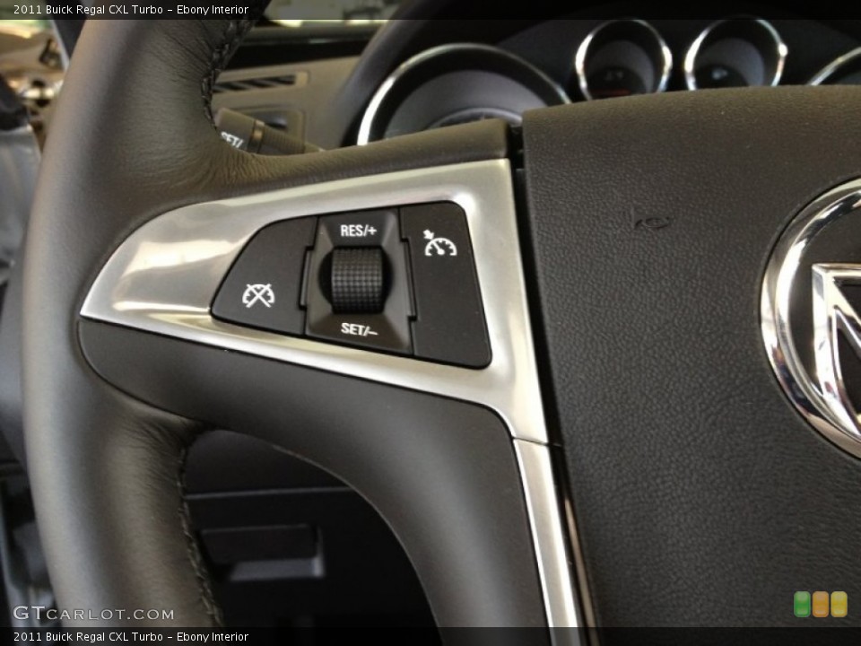 Ebony Interior Controls for the 2011 Buick Regal CXL Turbo #67699132