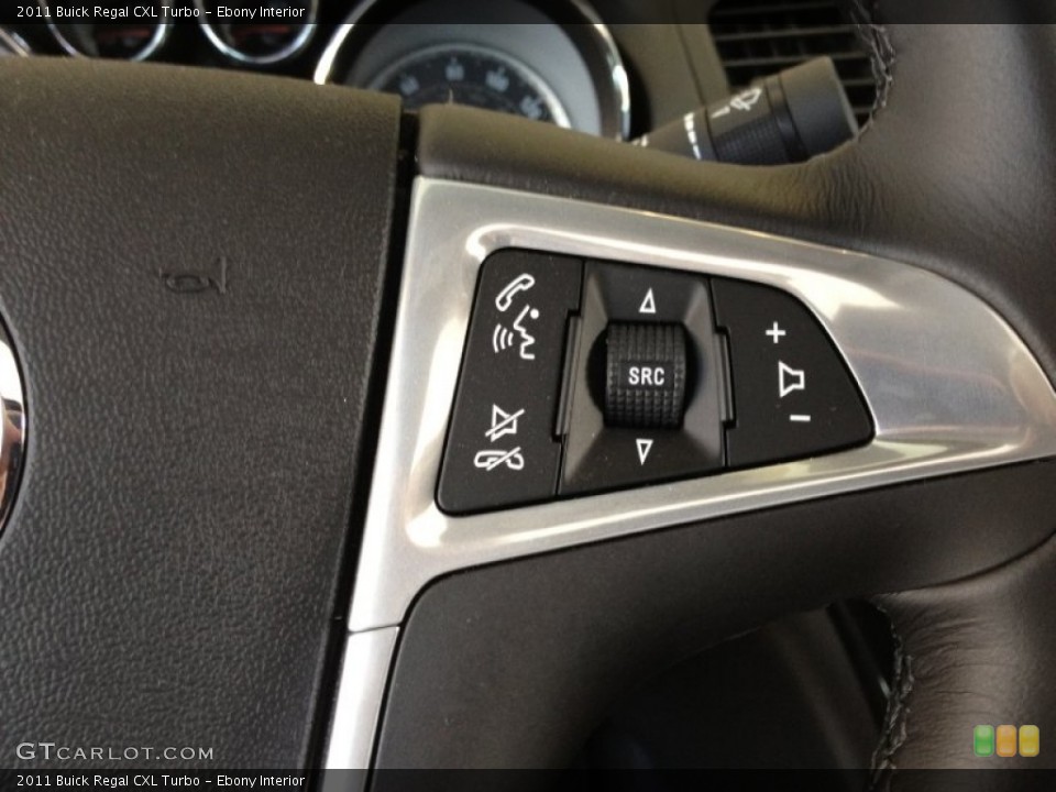 Ebony Interior Controls for the 2011 Buick Regal CXL Turbo #67699141