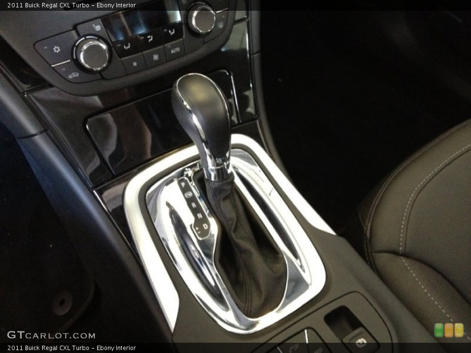 Ebony Interior Transmission for the 2011 Buick Regal CXL Turbo #67699165