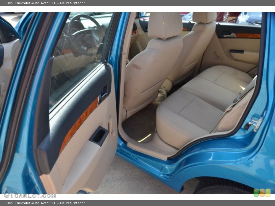 Neutral Interior Rear Seat for the 2009 Chevrolet Aveo Aveo5 LT #67699168