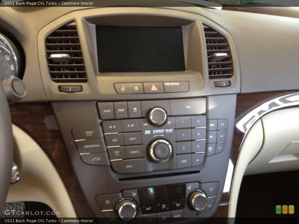 Cashmere Interior Controls for the 2011 Buick Regal CXL Turbo #67699357