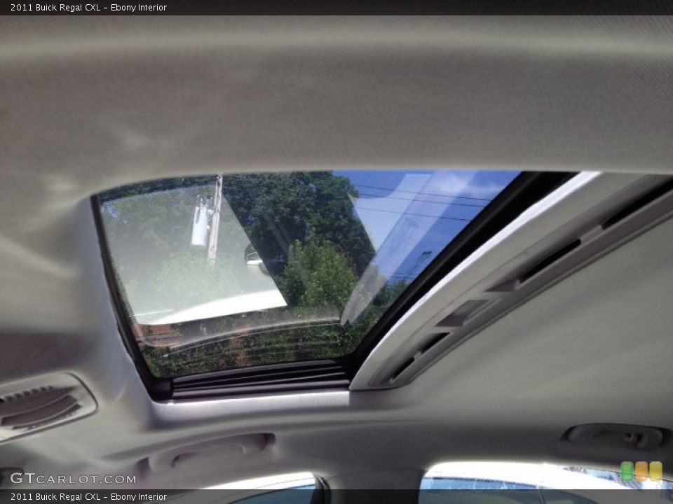 Ebony Interior Sunroof for the 2011 Buick Regal CXL #67699495