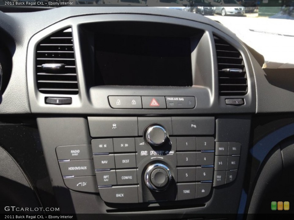 Ebony Interior Controls for the 2011 Buick Regal CXL #67699513