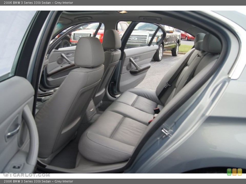 Grey Interior Rear Seat for the 2006 BMW 3 Series 330i Sedan #67700971