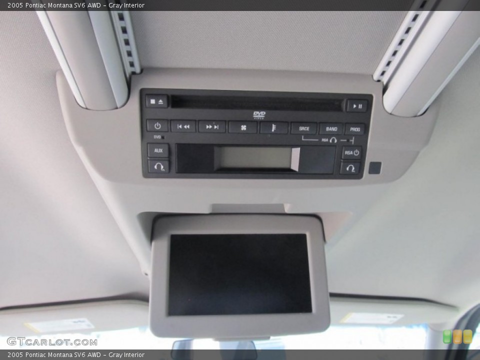 Gray Interior Controls for the 2005 Pontiac Montana SV6 AWD #67701646