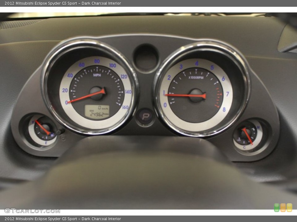 Dark Charcoal Interior Gauges for the 2012 Mitsubishi Eclipse Spyder GS Sport #67703959