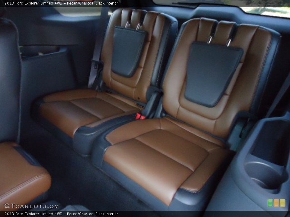 Pecan/Charcoal Black Interior Rear Seat for the 2013 Ford Explorer Limited 4WD #67705882