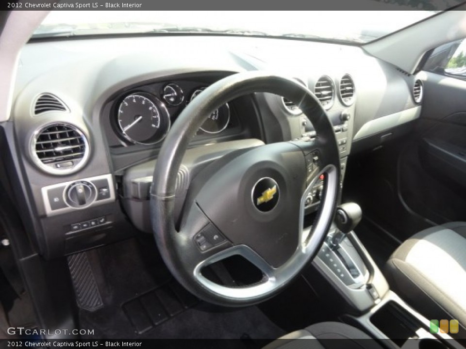 Black Interior Steering Wheel for the 2012 Chevrolet Captiva Sport LS #67706440
