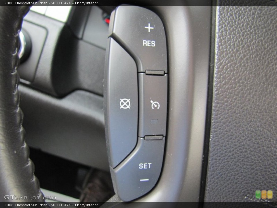 Ebony Interior Controls for the 2008 Chevrolet Suburban 2500 LT 4x4 #67709299