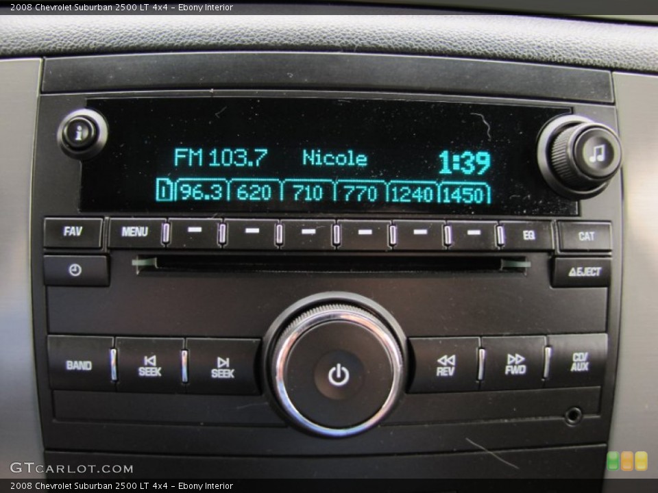 Ebony Interior Controls for the 2008 Chevrolet Suburban 2500 LT 4x4 #67709377