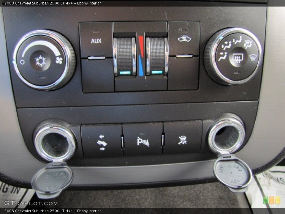 Ebony Interior Controls for the 2008 Chevrolet Suburban 2500 LT 4x4 #67709383
